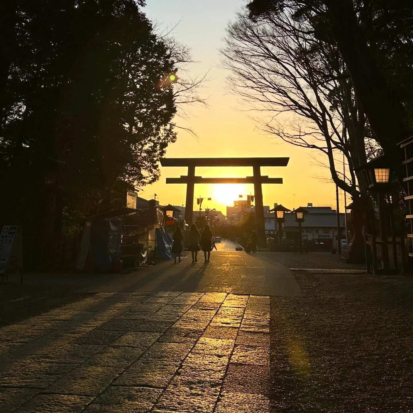 鹿島神宮の楼門は今年5月末頃まで工事中の予定です。